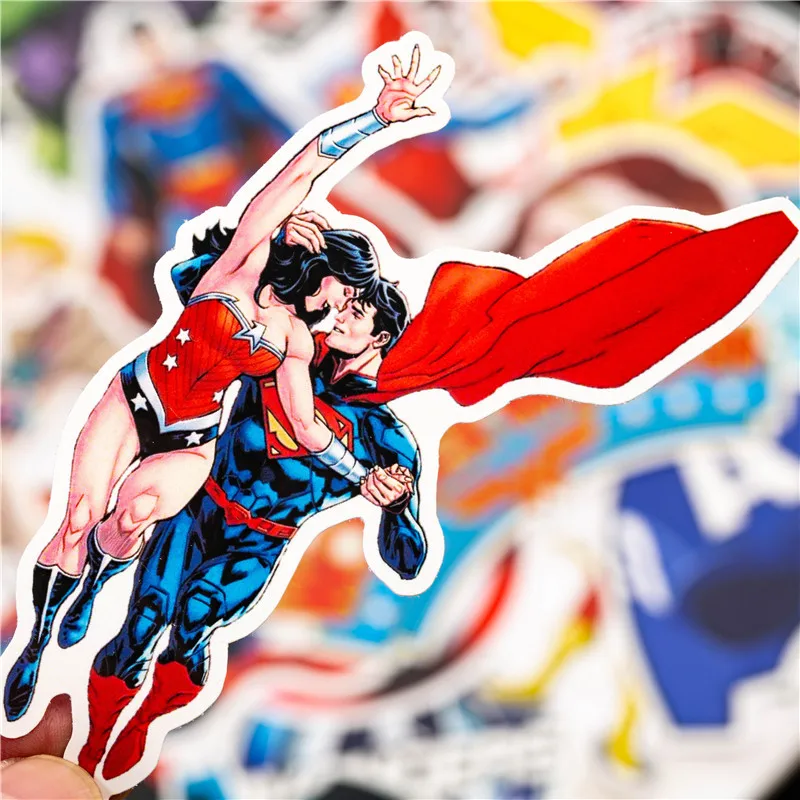 50PCS Super Hero Marvel Stickers Pack Movies Character Sticker For DIY Skateboard Motorcycle Luggage Laptop Cartoon Sticker Sets