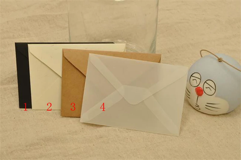 Пригласительный конверт для банковских карт, прозрачный бумажный пакет для карт серной кислоты, 50 шт./лот, 10*7 см, мини-Банк, сумка для карт, небольшой конверт