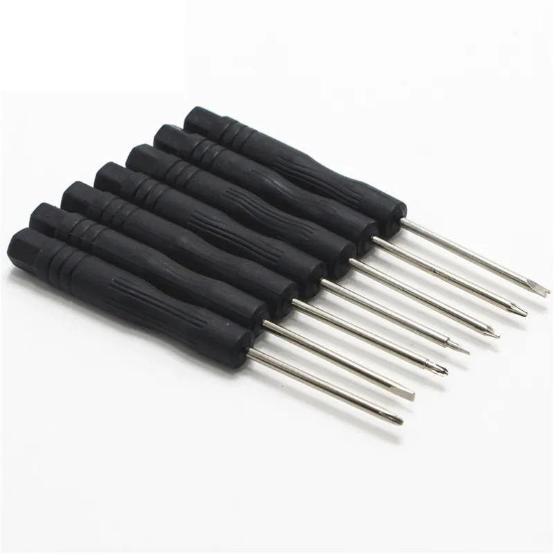 

Mini Screwdriver Set 2.0+,2.0-,1.5+,1.5-, 0.6Y, T2,T3,T4,T5,T6, 0.8 Torx,1.0Torx,1.2Torx Screw Driver Home DIY Hand Repair Tools