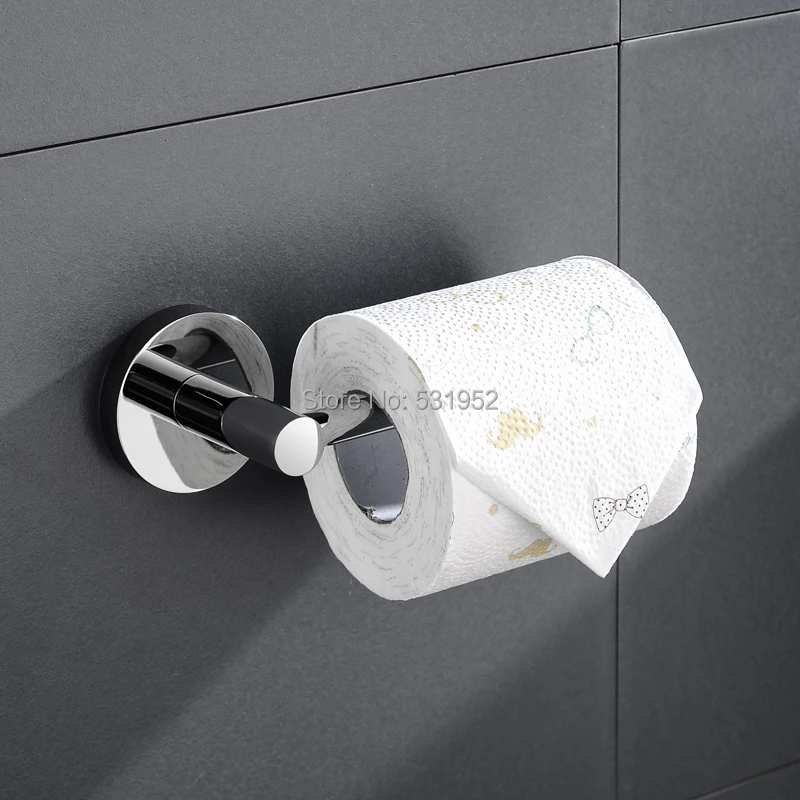 Высокое качество SUS 304 нержавеющая сталь набор аксессуаров для ванной комнаты хромированная вешалка для полотенец держатель для бумаги кольцо для полотенец Настенный