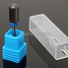 1 шт. черный Керамика ногтей Бурильные долото большой ствола гладкая Топ Пемзы для ступней Биты Электрический бурения маникюр педикюр машина Интимные аксессуары