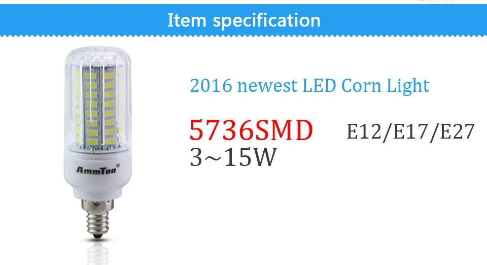 SMD 5736 светодиодный светильник лампы E27 E17 E12 лампада светодиодный светильник 3 Вт 5 Вт 7 Вт 9 Вт 12 Вт 15 Вт 220V 110V 120V Lamparas светодиодный более яркий чем 5730 5733