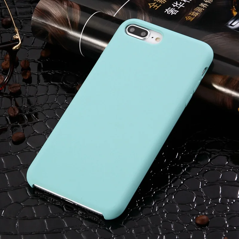 

Silicone Case For iPhone Xs MAX XR X S Official Style Matte Soft Back Cover Case for iPhone 6 6S 7 8 Plus with Retail Box