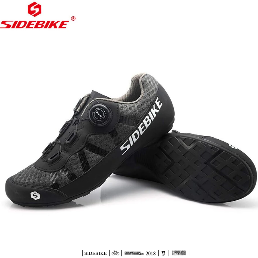 

SIDEBIKE New Non-lock leisure men women road bike cycling shoes professional MTB mountain bike shoes breathable non-slip Shoes