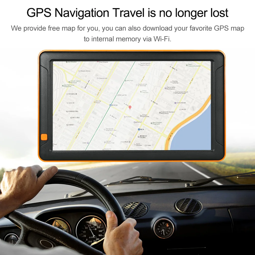 2018 9 дюймовый планшет GPS Навигация Система Android 16 Гб портативный автомобильный