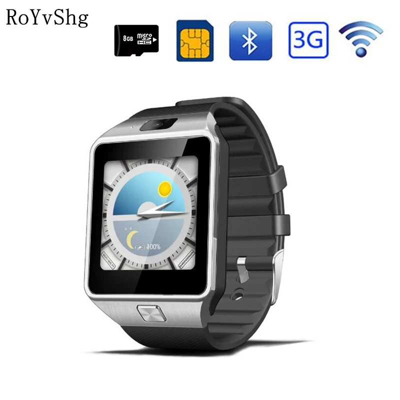 QW09 Смарт-часы Android 4,4 MTK6572 2MP 3g wifi двухъядерный 512 МБ ram 4 Гб rom Bluetooth Smartwatch для IOS Android PK DZ09 GT08