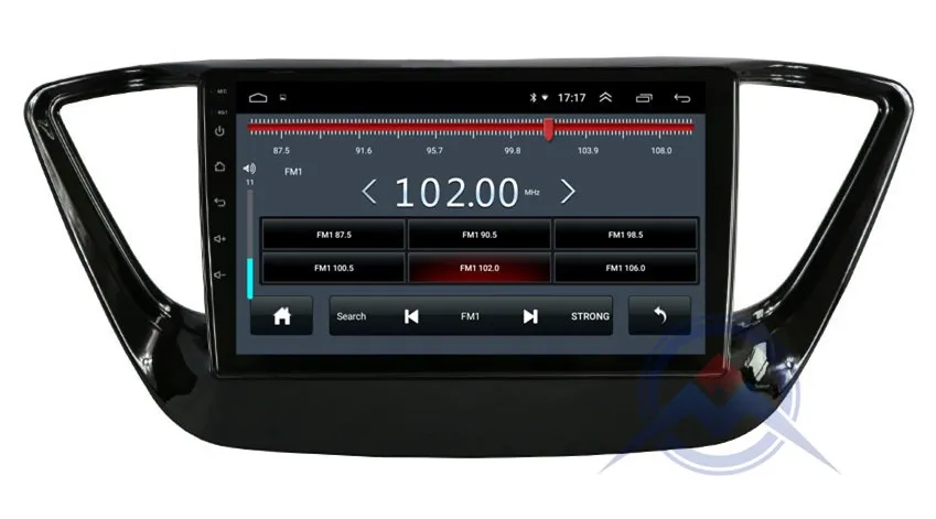 Perfect ZOHANAVI 2.5D IPS Android Car DVD Multimedia Player GPS For Hyundai Verna Solaris 2017 2018 audio radio stereo navigation 17