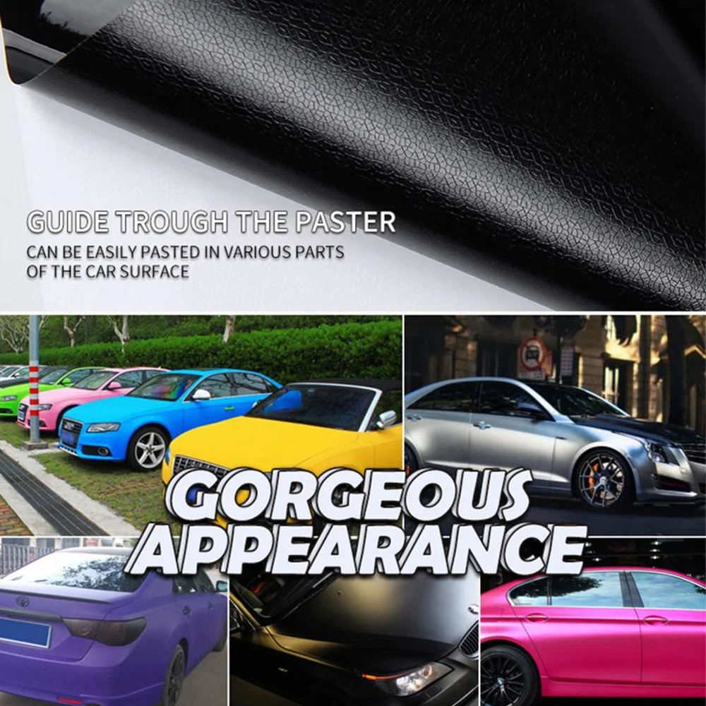 

50*200cm Matte Black Vinyl Car Wrap Car Motorcycle Scooter DIY Styling Adhesive Film Sheet With Air Bubble Stickers