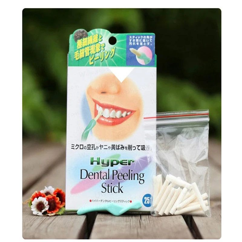 Toothbrush teeth eraser Oral Hygiene Teeth Whitening 25 PCS Eraser+1PCS