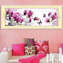 Diamant rond Peinture 3D Jade orchidée fleur stéréo moderne pour la Broderie point de Croix kit Couture BRICOLAGE Artisanat décor à la maison