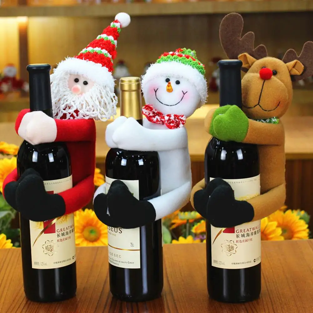 Red Wine Bottle Cap Christmas Decoration Crafts Ornaments Christmas Gifts Wine Bottle Cap Crafts Jewelry