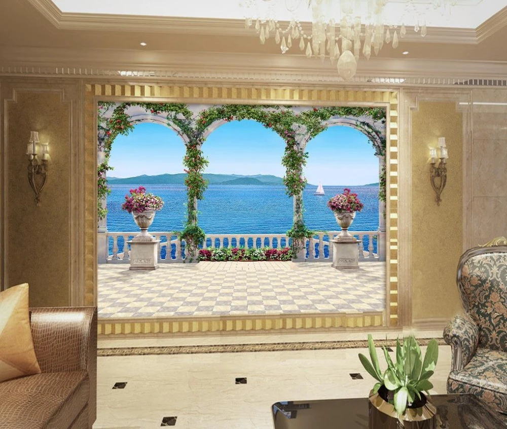 コンチネンタル美しいバルコニーカスタム写真壁紙の3d立体壁紙リビングルームテレビ背景壁 Tv Background Photo Wallpaper 3dcustom Photo Wallpaper 3d Aliexpress コンチネンタル美しいバルコニーカスタム写真壁紙の3d立体壁紙リビングルームテレビ背景壁 Tv Background Photo Wallpaper 3dcustom Photo Wallpaper 3d Aliexpress