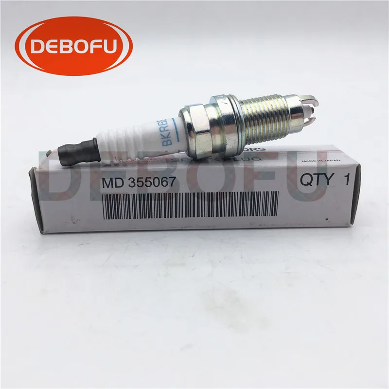 Высококачественные свечи зажигания Iridium BK6REKUC MD355067 замененные для VKA20 Mitsubishi 4 шт./6