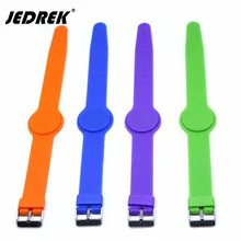 T5577 чип перезаписываемый RFID силиконовый регулируемый браслет ремешок водонепроницаемый