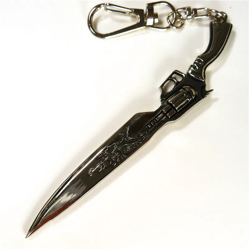 FF8 Squall Leonhart Sword Keychains Gunblade metal 4.5" High qualityin