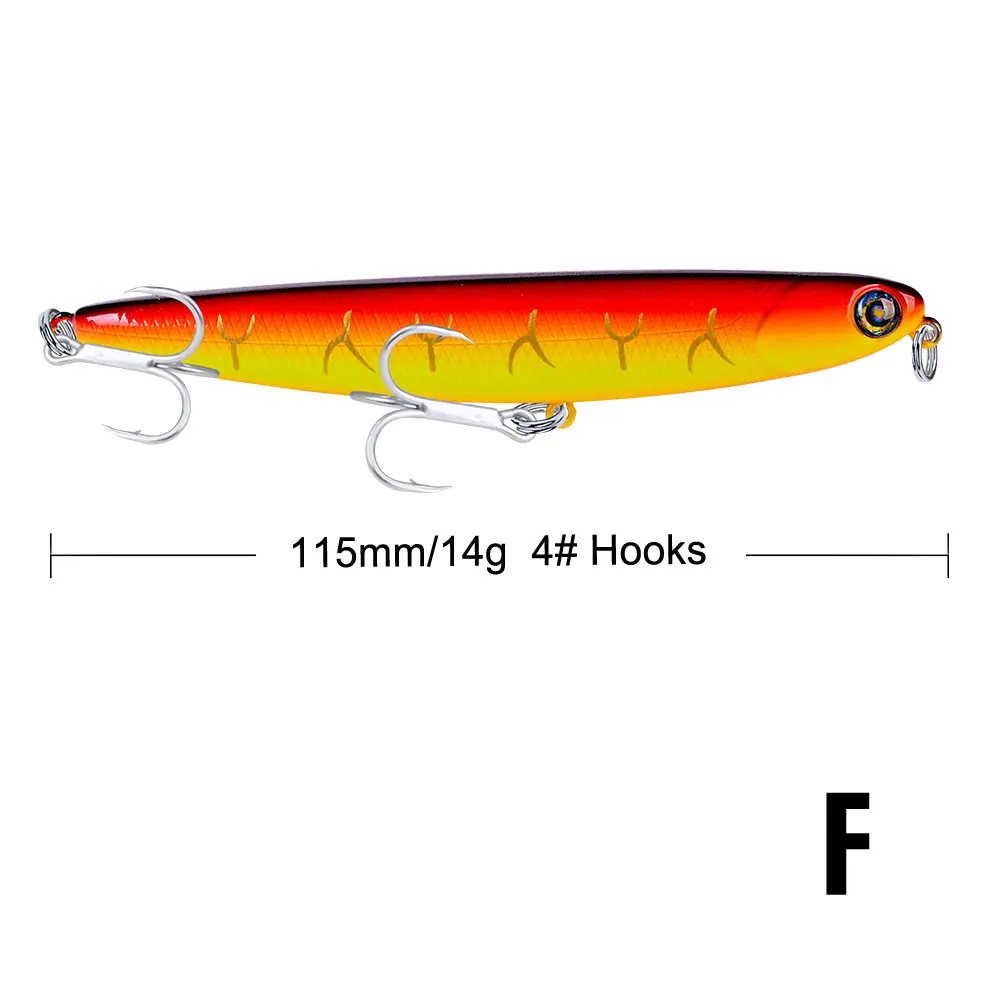 Рыболовные приманки Peche Pencil Воблер для мелкой рыбы воблер рыболовные снасти инструменты для рисования искусственные жесткие приманки Pesca 115 мм 14 г 1 шт