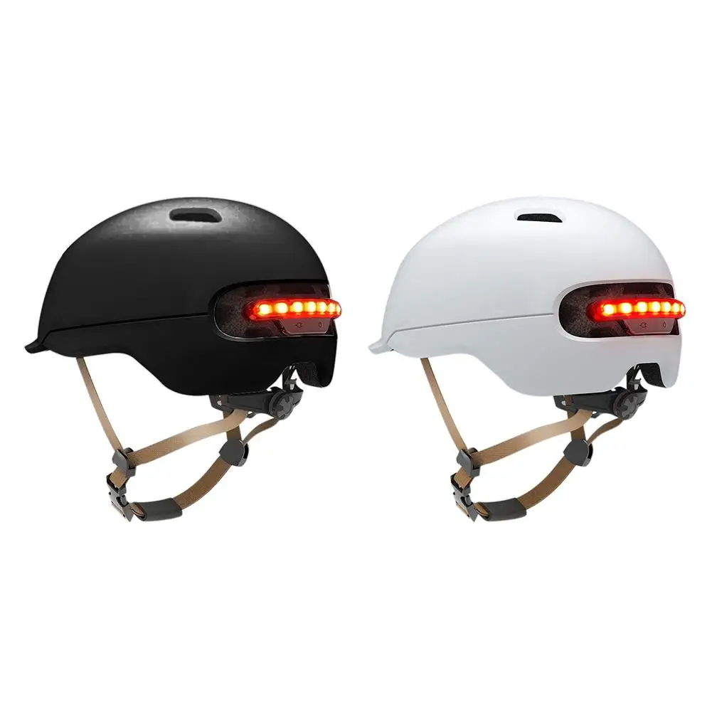 Флеш-шлем для Xiaomi M365 Электрический скейтборд скутер электрический автомобиль умная вспышка дышащий usb зарядка езда Велоспорт Шлемы