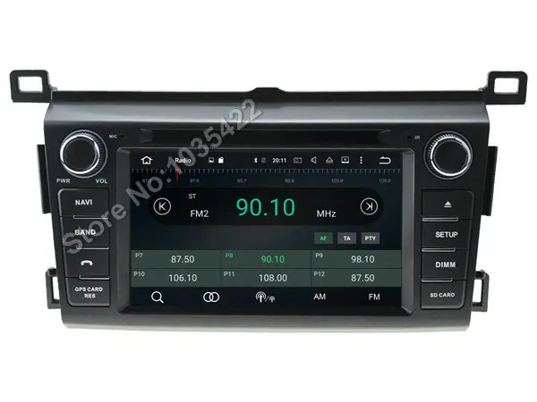 Clearance Android 8.0 CAR Audio DVD player FOR TOYOTA RAV4 2013-2014 gps Multimedia head device unit receiver BT WIFI 19