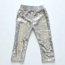 Лосины с блестками фуксия лосины с блестками для девочек и малышей Дети пайетки брюки детские штаны с блестками для девочек леггинсы для девочек