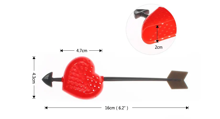 Милая форма сердца стрела чай заварочный креативный Чайник ситечко для заварки чая, ситечко для заварки, ситечко для заварки, ситечко для чая, ситечко для заваривания, аксессуары