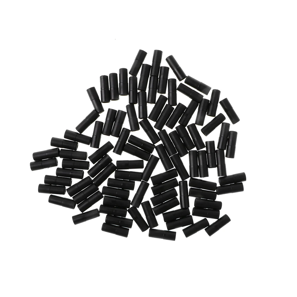 100 Pieces Bicycle Brake Cable End Caps Crimps Bike Brake Wire Line Housing Ferrules 5mm