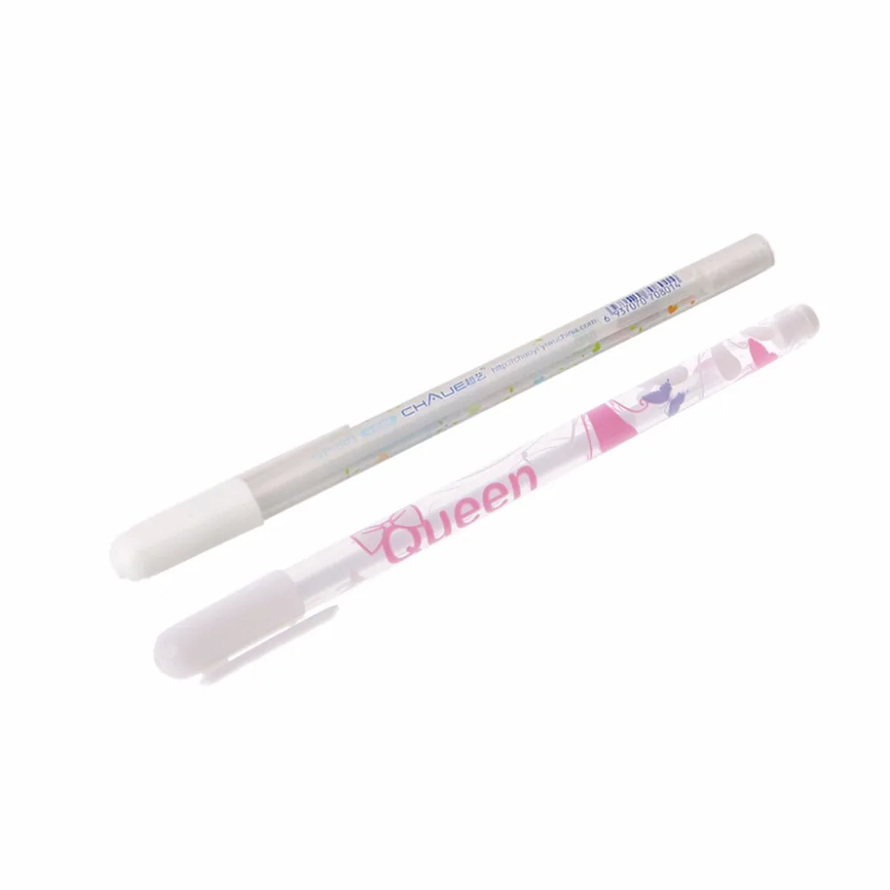 

1PC White Hook Liner Pens Signature Marker Black Paper Highlighter Reviser 0.8mm