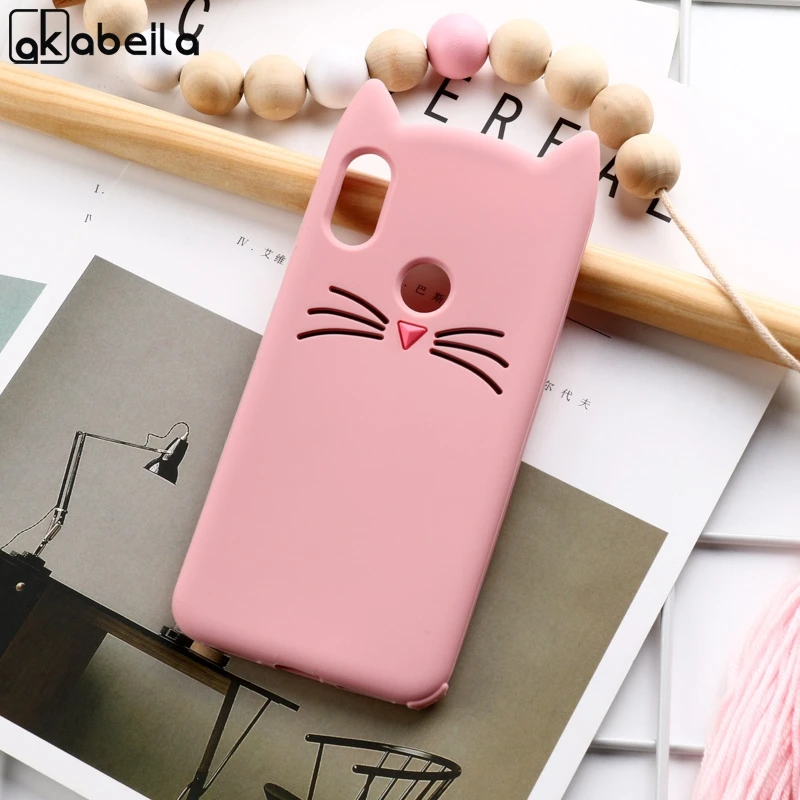 

Case For Xiaomi Redmi Note 7 Pro Cases Coque 3D Cute Cartoon Cat Ear Cover For Xiaomi Mi 8 9 Lite SE Bumper Funda