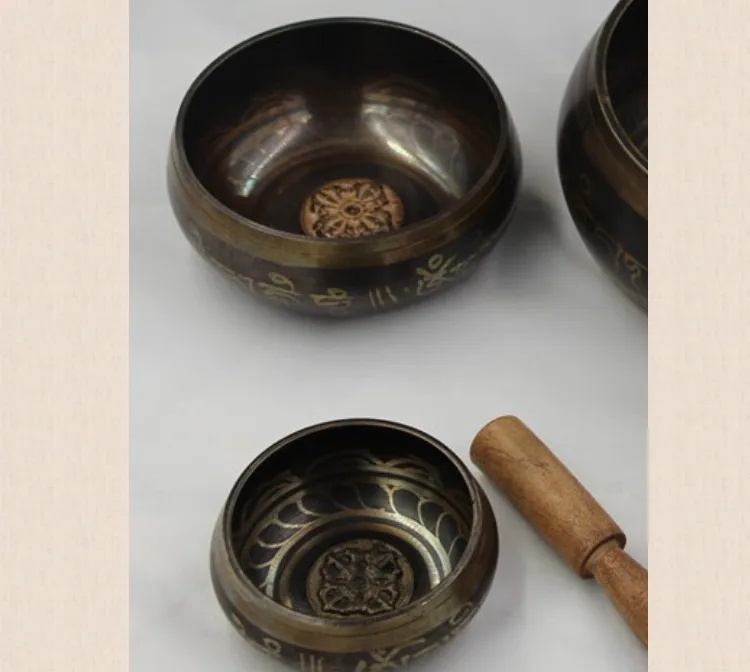 Горячая 8 см-17,5 см буддистский Тибетский чаша медные поющие чаши fornasetti ручной работы декоративные-настенные блюда украшение дома чаша для йоги