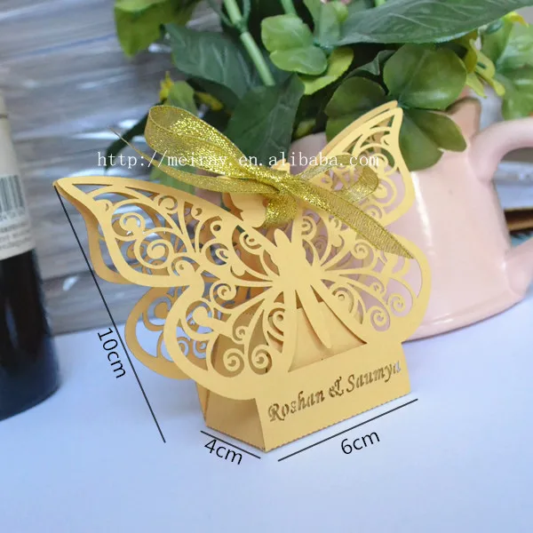 

pink and gold party decoration,laser cut wedding souvenir box,butterfly wedding souvenirs