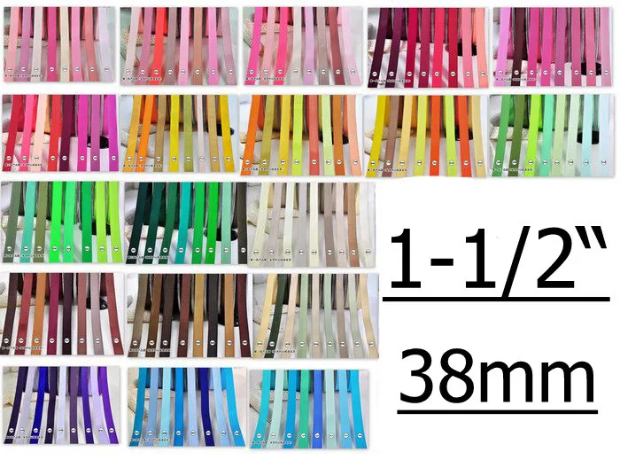[IuBuFiGo] 1-1/" 38 мм корсажная лента одноцветная Свадебная Упаковка декоративная лента 100 ярд каждый рулон