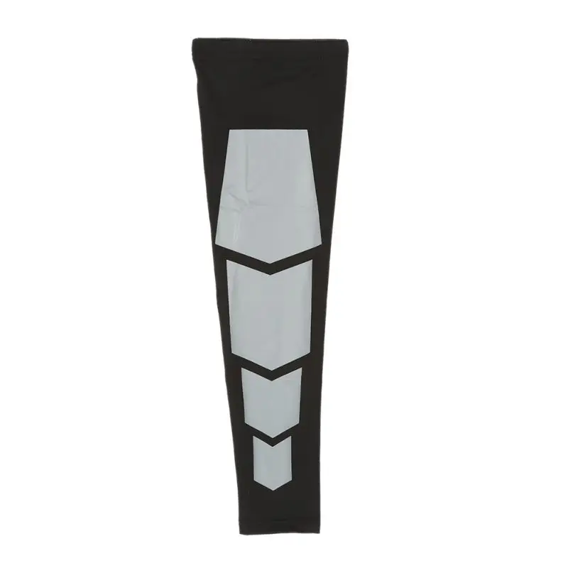 1 шт. мужской Открытый Спорт Велоспорт ноги колено с длинным рукавом протектор шестерни Crashproof противоскользящие Elbowpad - Цвет: Черный