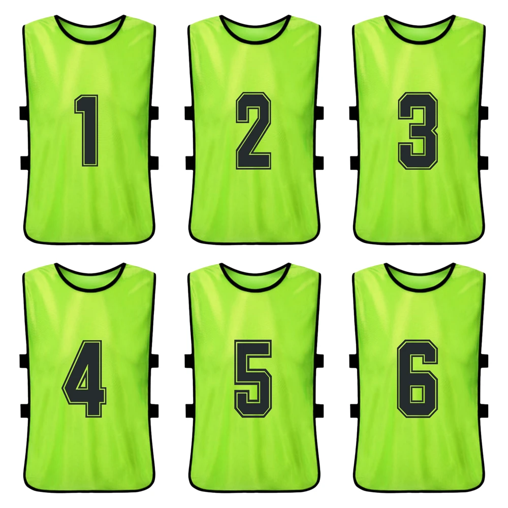 6 PCS Kid's Basketball Pinnies Quick Drying Basketball Jerseys Youth Sports Scrimmage Soccer Team Training Bibs Practice Vest 6 PCS Kid's Basketball Pinnies Quick Drying Basketball Jerseys Youth Sports Scrimmage Soccer Team Training Bibs Practice Vest