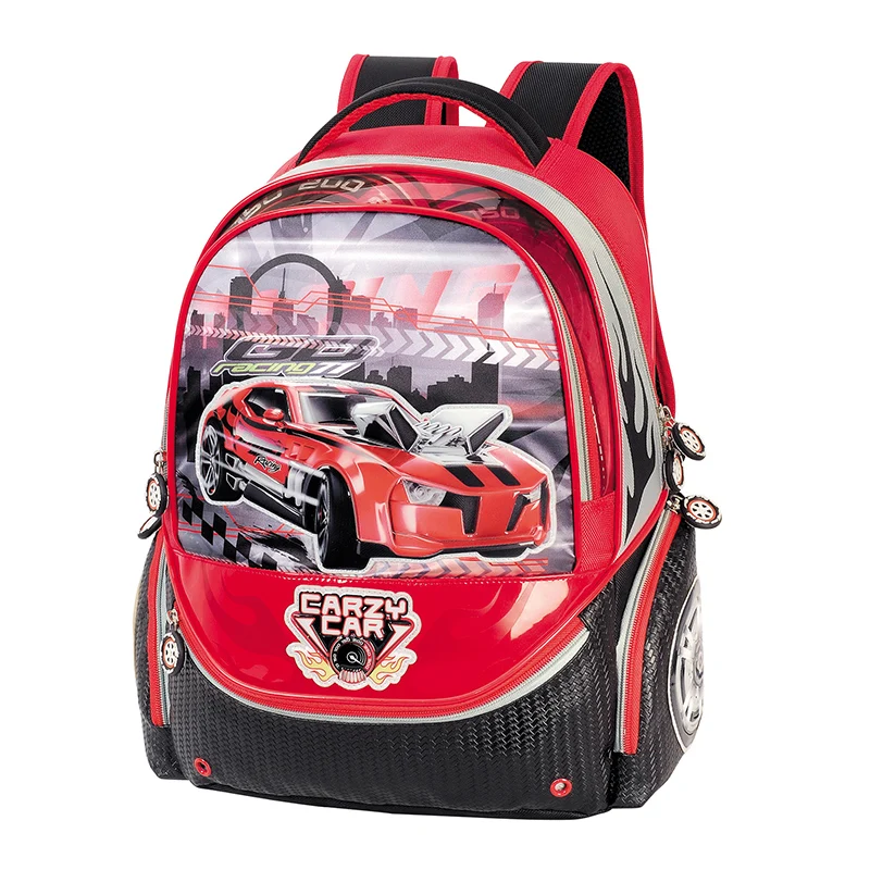 2017 Cute Racing car font b Kids b font Children School font b Backpack b font
