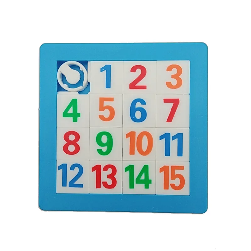 1 шт. 3D слайд головоломка пластиковые строительные цифры алфавиты обучающий пазл игра игрушки Детская образовательная игрушка головоломки подарок 7*7 см