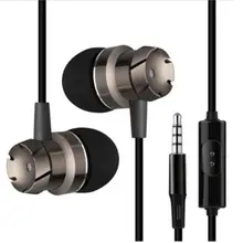 3,5 мм проводные наушники, гарнитура, наушники-вкладыши с микрофоном для iPhone 5S, 6, 6 plus, huawei, xiaomi, MP3 плеер, ноутбук