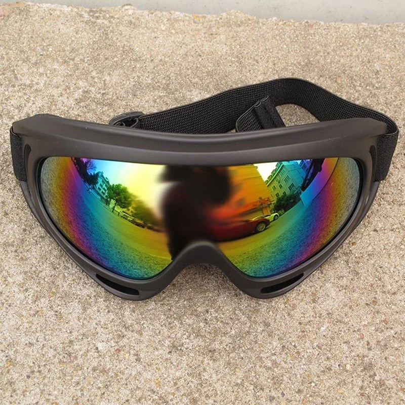 

Motorcycle Motocross ATV Dirt Bike Off Road Adult Goggles Glasses Eyewear Colorful Yellow Dark Brown Clear