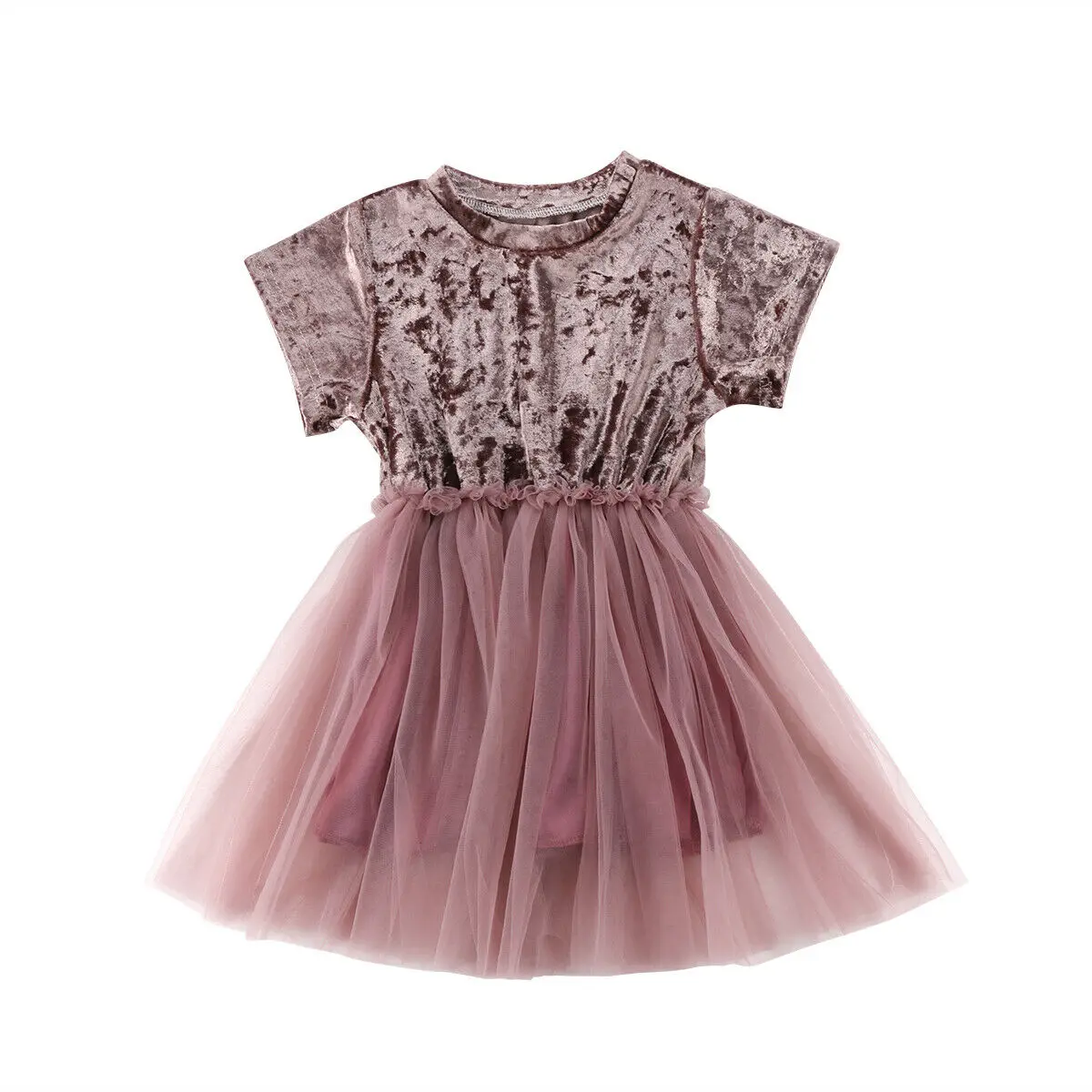 

Kids Baby Girls Velvet Tutu Lace Dress Toddler Baby Princess Party Tulle Dresses