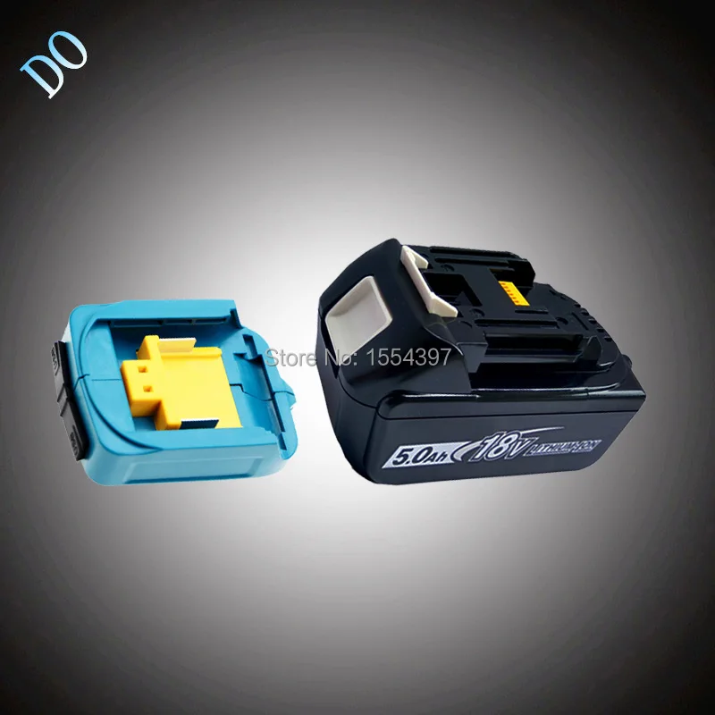 

Twin USB Port Adapter 18V 5000mAh Rechargeable Li-ion Power Tool Battery Replacement for Makita 18V BL1830 BL1840 BL1850 LXT400