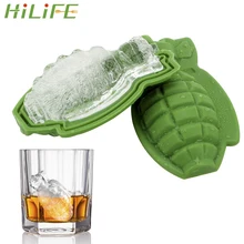 HILIFE форма для льда 3D в форме гранаты силиконовый барные напитки льда кухонный инвентарь коврик бутылочная пробка льда производитель кубиков "сделай сам"