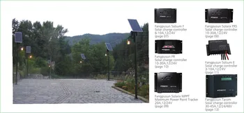 

10A 75V FANGPUSUN small mppt solar charge controller 12v 24v solar system with loading function