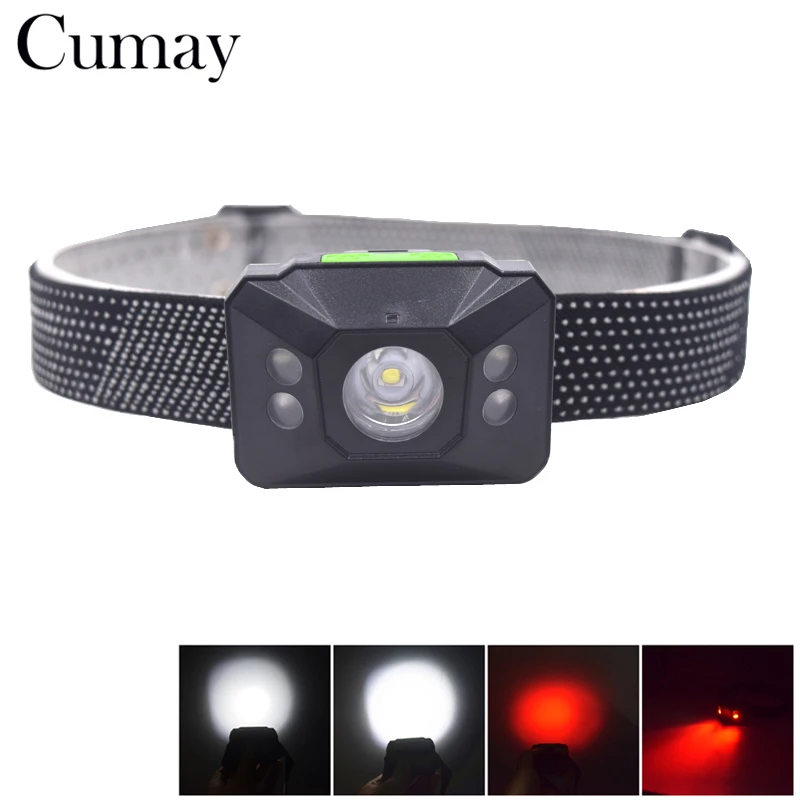 

5000 Lumen Mini Led Headlamp Waterproof Headlight R5 Bright Headlamp Torch Lanterna Bike Light with Headband 6 Modes 3* AAA
