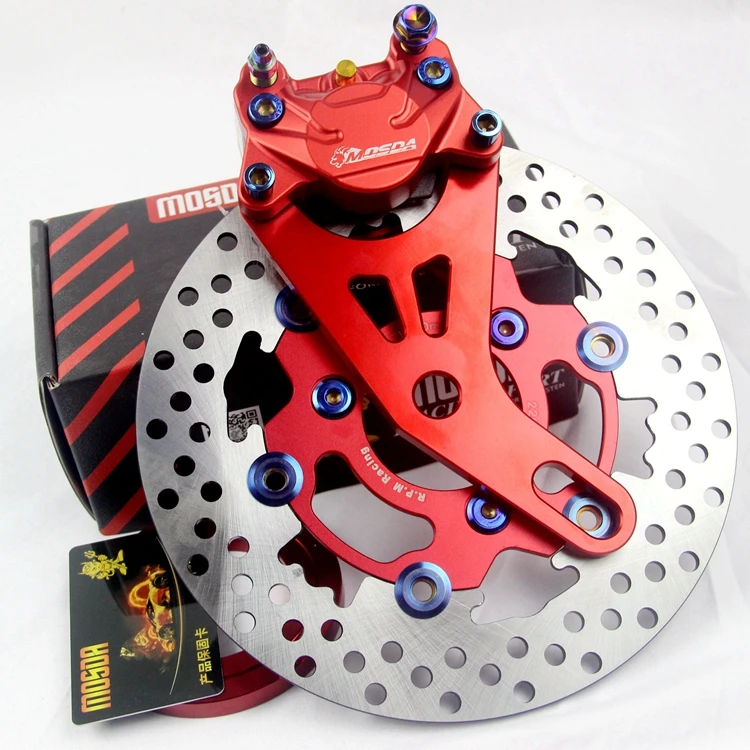 

Universal Motorcycle modification Rear CNC Caliper Motorcycle Brake Calipers+220mm Disc Brake Disks Brake Pump big crabs calip
