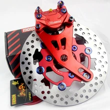 Universal Motorcycle modification Rear CNC Caliper Motorcycle Brake Calipers+220mm Disc Brake Disks Brake Pump big crabs calip Universal Motorcycle modification Rear CNC Caliper Motorcycle Brake Calipers+220mm Disc Brake Disks Brake Pump big crabs calip