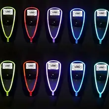 7 цветов Изменение активированного рычага переключения передач Автомобильный логотип светодиодный светильник сигаретный светильник er зарядное устройство подходит для BMW Toyota Honda Nissan Lexus