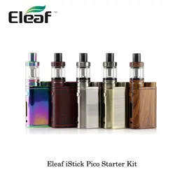 Оригинальный электронная сигарета eleaf пластиковый чехол для колонки 75 Вт коробка мод Vape 4 мл Melo 3 бак e-испаритель для электронных сигарет VS