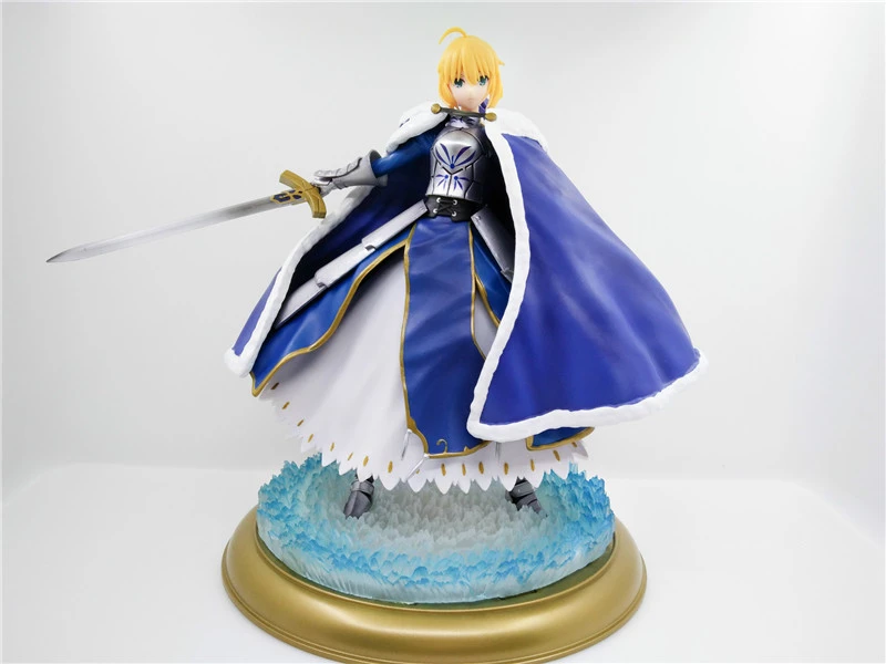New Hot 25cm Fate Zero Fate Stay Night Saber Artoria Pendragon Lily Winter Clothing Deluxe Edit Action Figure Toys Doll Aliexpress