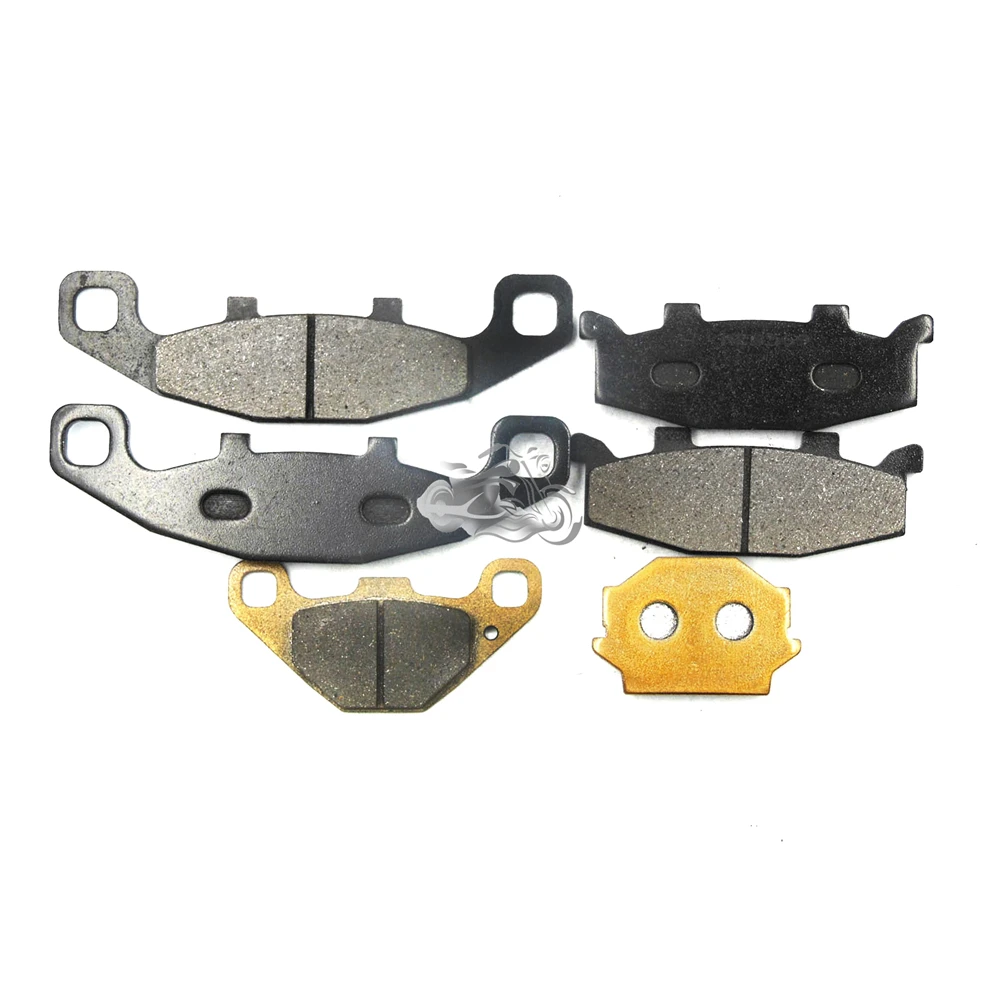 Front+Rear Brake Pads Set For Kawasaki Ninja ZX6R 1993 1997 & ZZ R600