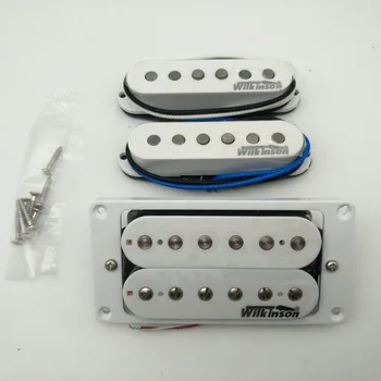 

Wilkinson Alnico5 Pickups SSH Style Eleciric Guitar Pickups N/M/B White 1 Set