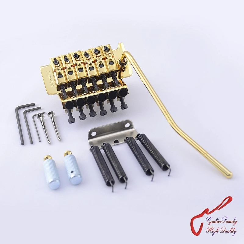 

Original Genuine GOTOH GE1996T ( 36MM Block ) Locking Tremolo System Bridge Without Locking Nut ( Gold ) MADE IN JAPAN