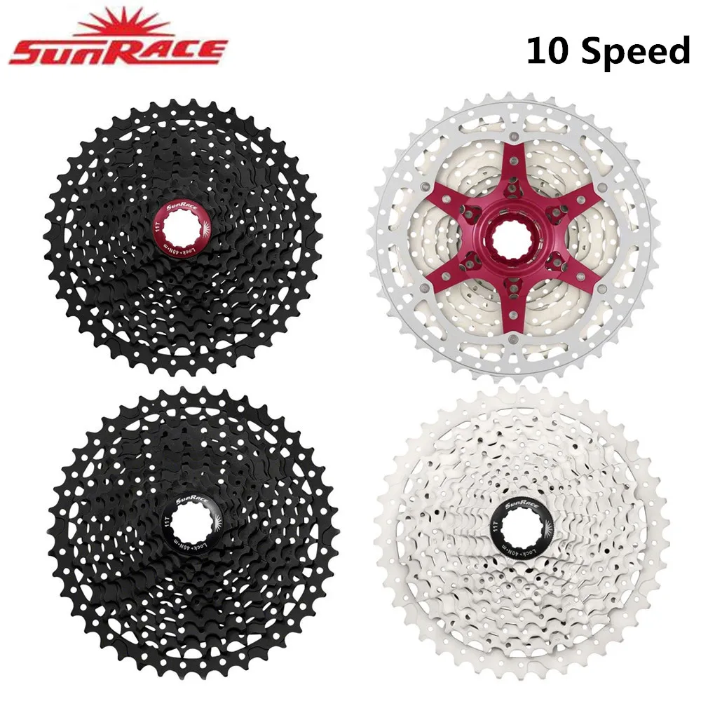BOLANY Cassetta Bicicletta 8/9/10 Velocità - Pignoni MTB E Strada, Leggeri, Compatibili Shimano/SRAM, Rapporti Da 11-25T A 11-50T, Argento/Nero